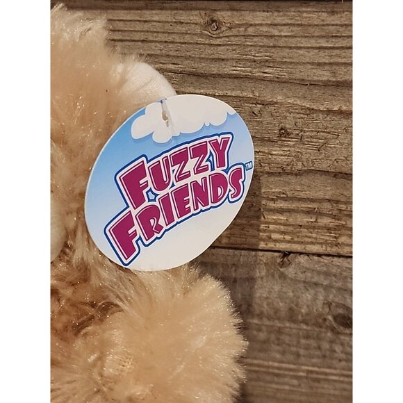 NWT Fuzzy Friends Plush 8 Inch Light Brown Teddy Bear Stuffed Animal Toy - Picture 6 of 10